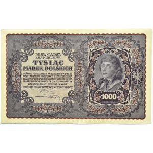 Polska, II RP, 1000 marek 1919, II serja B - typ 4