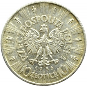 Polska, II RP, Józef Piłsudski 10 złotych 1935, Warszawa