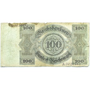 Deutschland, Weimarer Republik, 100 Mark 1924, Serie A/F, selten