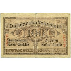 Polska/Niemcy, Kowno 100 marek 1918 OST, bez oznaczonej serii