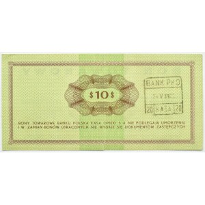 Polska, PeWeX, 10 dolarów 1969, seria FF