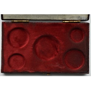 Poland, November Uprising, Souvenir-box for coins of 1831, maroon with gilding