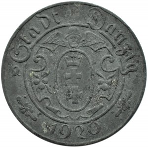 Wolne Miasto Gdańsk, 10 pfennig 1920, Gdańsk