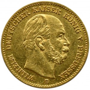 Niemcy, Prusy, Wilhelm I, 5 marek 1877 B, Hannover, rzadkie