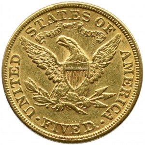 USA, 5 dolarów 1882, Filadelfia