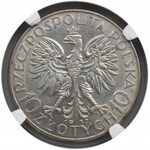 Polska, II RP, Głowa kobiety, 10 złotych 1932, NGC AU58, Warszawa