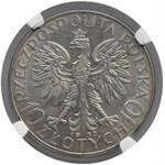 Polska, II RP, Głowa kobiety, 10 złotych 1932, NGC AU58, Warszawa