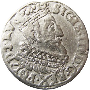 Zygmunt III Waza, grosz 1624, Gdańsk, ....PRV