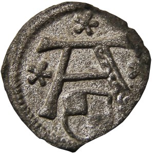 Prusy Książęce, Albrecht, denar pruski, Królewiec, (R3), ładny
