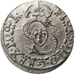 Kurlandia, F. i W. Ketlerowie (tytulatura Zygmunta III Wazy), szeląg 1607, Mitawa (R3)