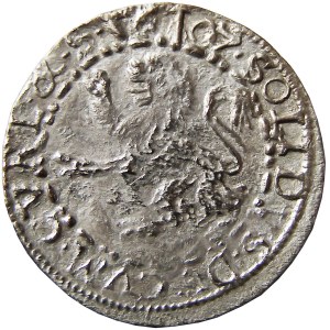 Kurlandia, F. i W. Ketlerowie (tytulatura Zygmunta III Wazy), szeląg 1607, Mitawa (R3)