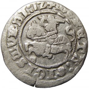 Zygmunt I Stary, półgrosz 1512 skrócona data (1Z), Wilno, CIEKAWY