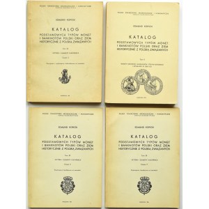 Edmund Kopicki, Zestaw literatury numizmatycznej (2), 4 sztuki