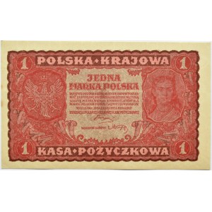 Polska, II RP, 1 marka 1919, I seria BA, UNC
