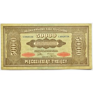 Polska, II RP, 50 000 marek 1922, seria X