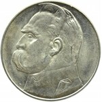 Polska, II RP, Józef Piłsudski, 10 złotych 1939, Warszawa, UNC