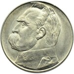 Polska, II RP, Józef Piłsudski, 10 złotych 1939, Warszawa, UNC