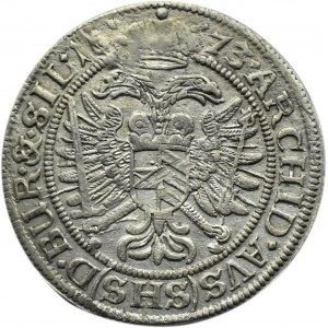 Śląsk, Leopold, 6 krajcarów 1673 SHS, Wrocław