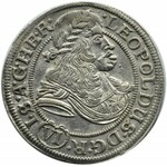 Śląsk, Leopold, 6 krajcarów 1673 SHS, Wrocław