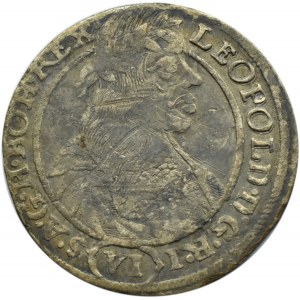 Śląsk, Leopold I, 6 krajcarów 1665 SH, Wrocław