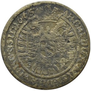 Śląsk, Leopold I, 6 krajcarów 1665 SH, Wrocław