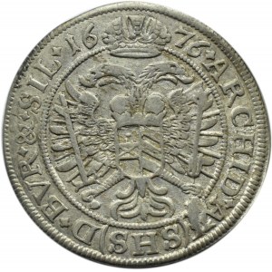 Śląsk, Leopold I, 6 krajcarów 1676, Wrocław