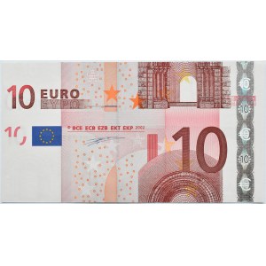 Niemcy/EU, 10 euro 2002, destrukt - źle cięty, Rzadkość