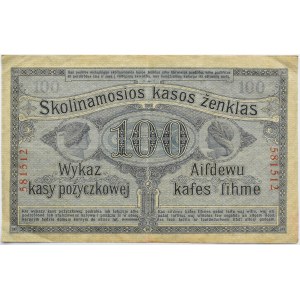 Polska/Niemcy, Poznań 100 rubli 1916 OST, bez serii