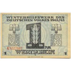 Deutschland - Winterhilfswerk des deutchen Volkes -1 mark 1941/42