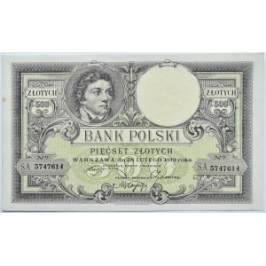 Polska, II RP, T. Kościuszko 500 złotych 1919, Warszawa