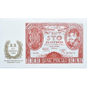 Polska, banknot z okolicznościowym nadrukiem, TN Lubin