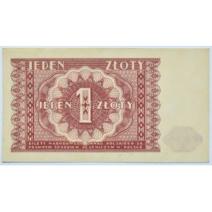 Polska, RP, 1 złotych 1946, bez oznaczenia serii, UNC