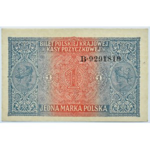 Polska, II RP, 1 marka 1916, Generał, seria B, UNC-