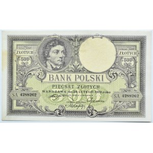 Polska, II RP, T. Kościuszko 500 złotych 1919, Warszawa