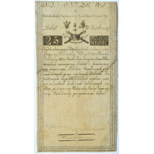 Insurekcja Kościuszkowska, 25 złotych 1794, seria B, numer 2126, Grozmani/Zakrzewski