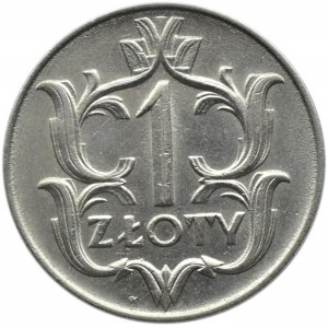 Polska, II RP, 1 złoty 1929, ze znakiem mennicy, Warszawa