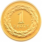 Polska, III RP, 1 złoty 2018, Warszawa, 2 uncje złota, UNC