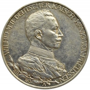 Niemcy, Prusy, Wilhelm II, 3 marki 1913 A, Berlin
