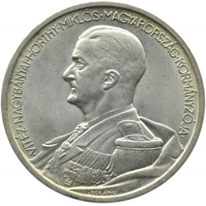 Węgry, M. Horthy, 5 pengo 1939, UNC