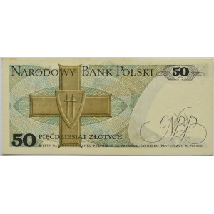 Polska, PRL, 50 złotych 1975, seria Z, Warszawa, UNC