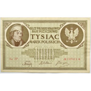 Polska, II RP, 1000 marek 1919, seria ZP
