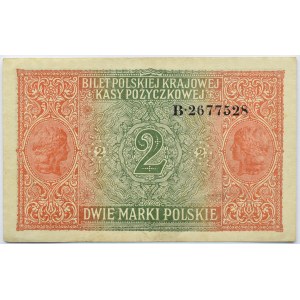 Polska, II RP, 2 marki 1916 Generał seria B