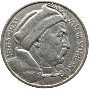 Polska, II RP, Jan III Sobieski, 10 złotych 1933, Warszawa, ładny