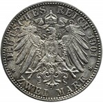 Niemcy, Prusy, Wilhelm II, 2 marki 1901 A, Berlin, UNC