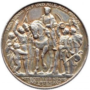 Niemcy, Prusy, Wilhelm II, 2 marki 1913 A, Berlin, Bitwa pod Lipskiem