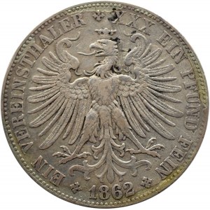 Niemcy, Frankfurt, talar 1862, Frankfurt