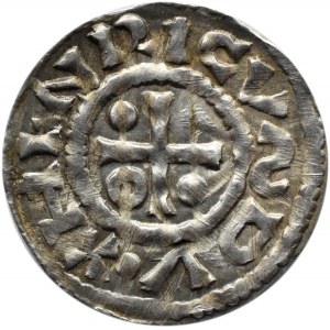 Niemcy, Henryk II, denar (985-995), mincerz Sigu, Ratyzbona