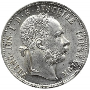 Austro-Węgry, Franciszek Józef I, 1 floren 1879, Wiedeń