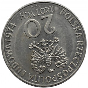 Polska, PRL, XXV lat RWPG, 10 złotych 1974 Warszawa, odwrotka