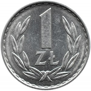 Polska, PRL, 1 złoty 1977, Warszawa